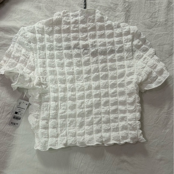 NWT Ardene Bubble Crop Top - Picture 2 of 2